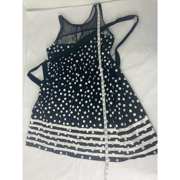 Motherhood Maternity Black and White Polka Dot Dress Pregnancy - Size Large - Picture 7 of 10